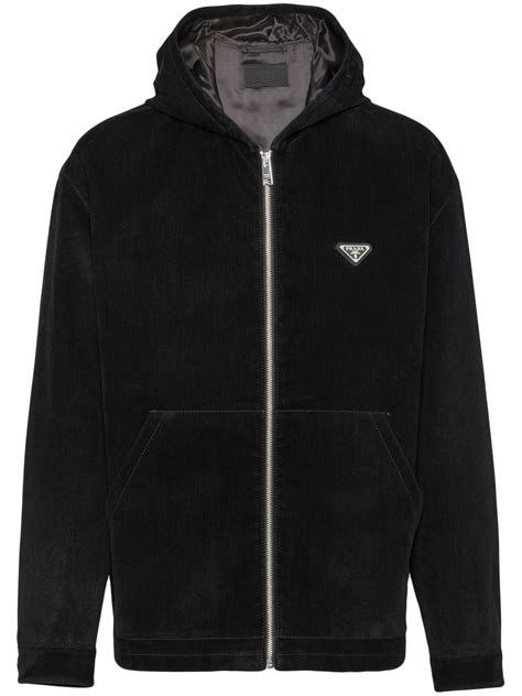 prada mens zip up|prada milano hoodie men.